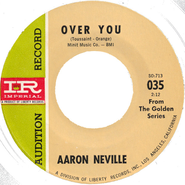Accords et paroles Over You Aaron Neville