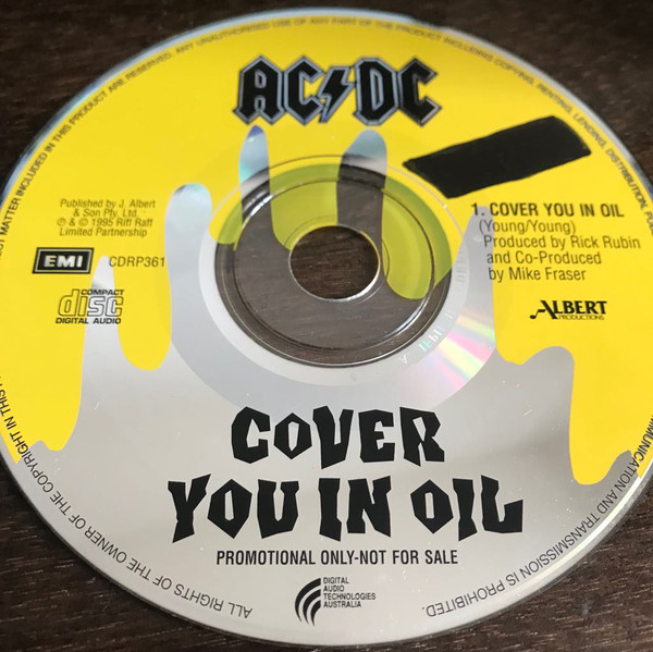 Accords et paroles Cover You In Oil AC/DC