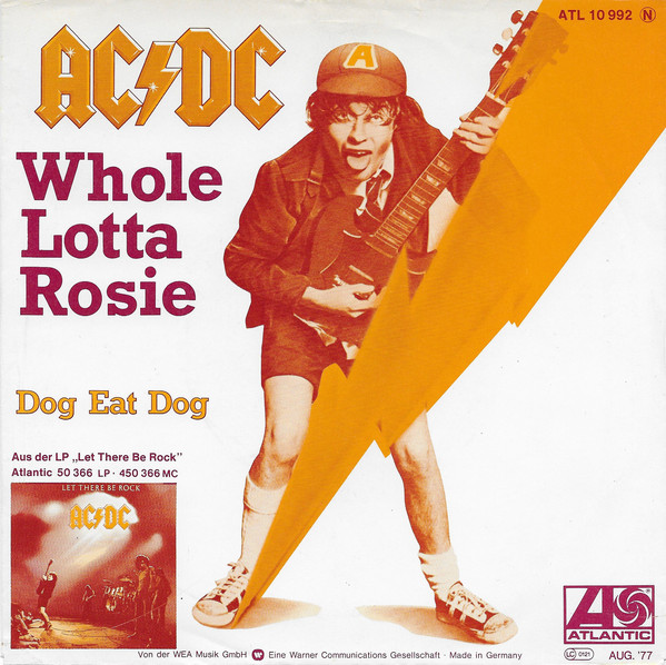 Accords et paroles Whole Lotta Rosie AC/DC