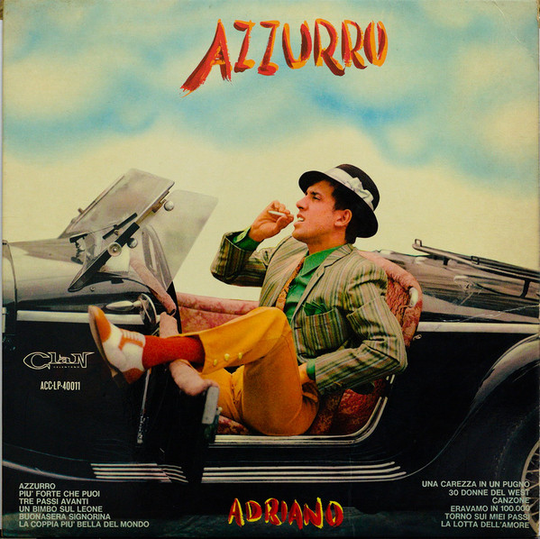 Accords et paroles Azzurro Adriano Celentano
