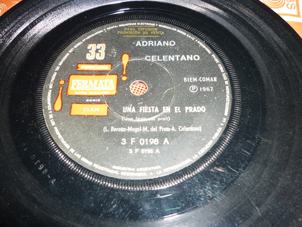 Accords et paroles El Mundo Adriano Celentano