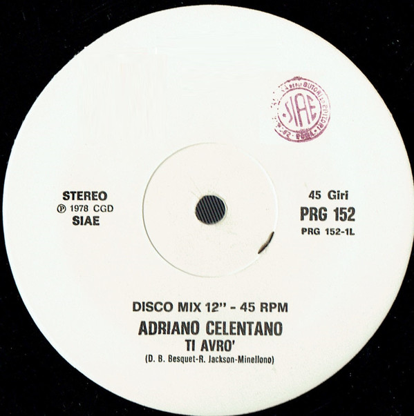 Accords et paroles Mari Mari Adriano Celentano