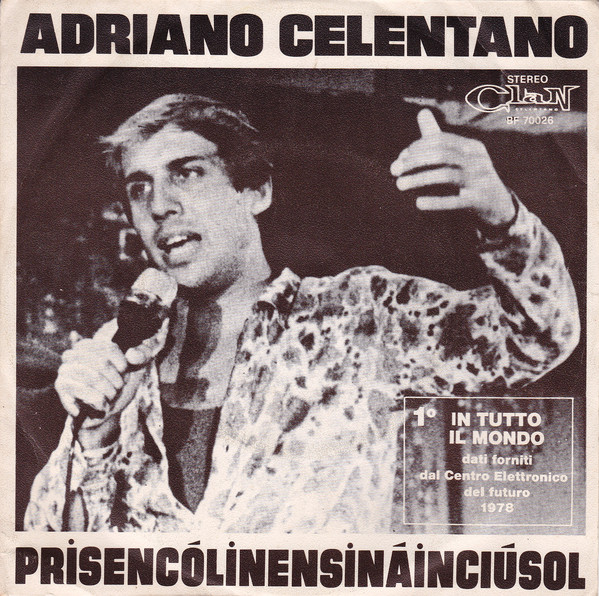 Accords et paroles Prisencolinensinainciusol Adriano Celentano