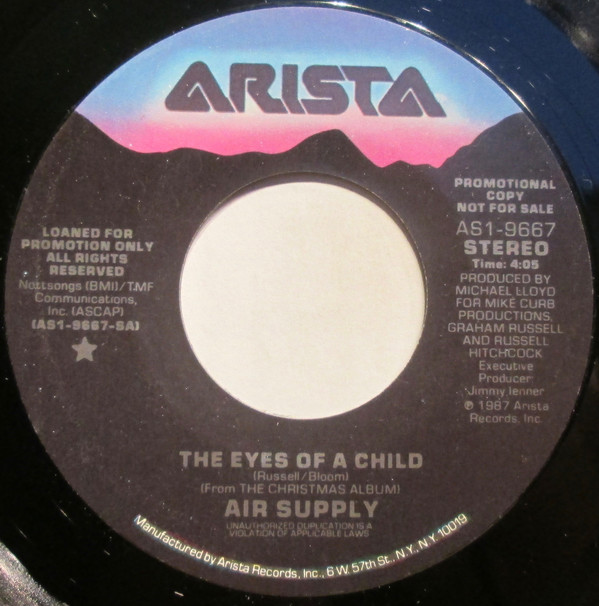 Accords et paroles The Eyes Of A Child Air Supply