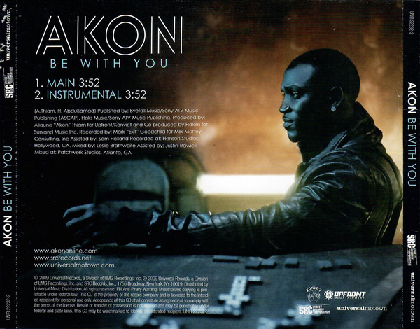 Accords et paroles Be With You Akon