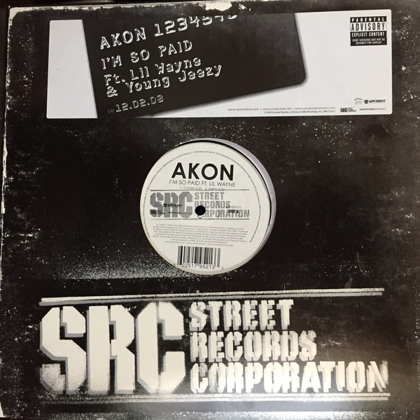 Accords et paroles Im So Paid Akon