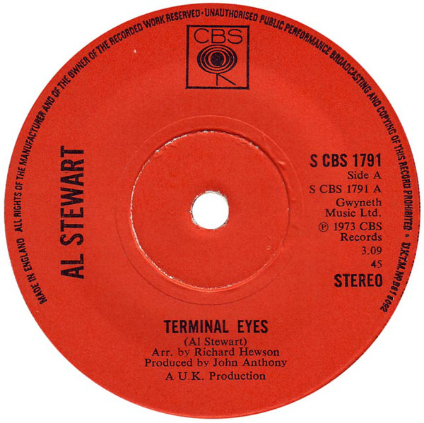 Accords et paroles Terminal Eyes Al Stewart