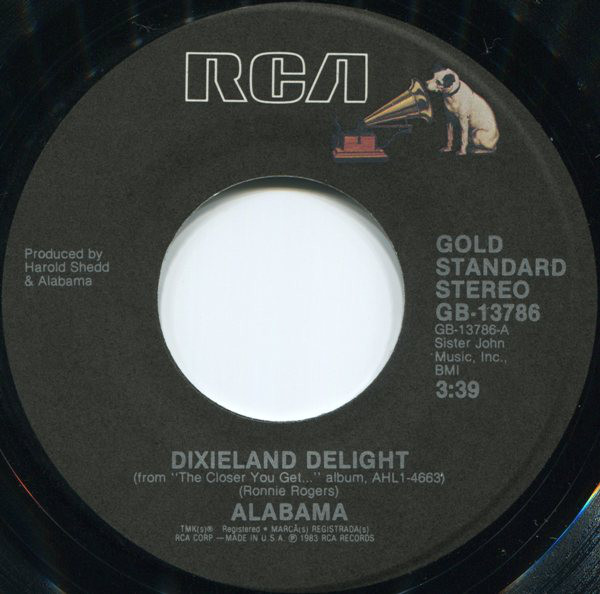 Accords et paroles Dixieland Delight Alabama