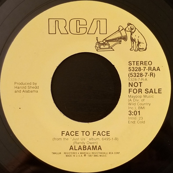 Accords et paroles Face To Face Alabama