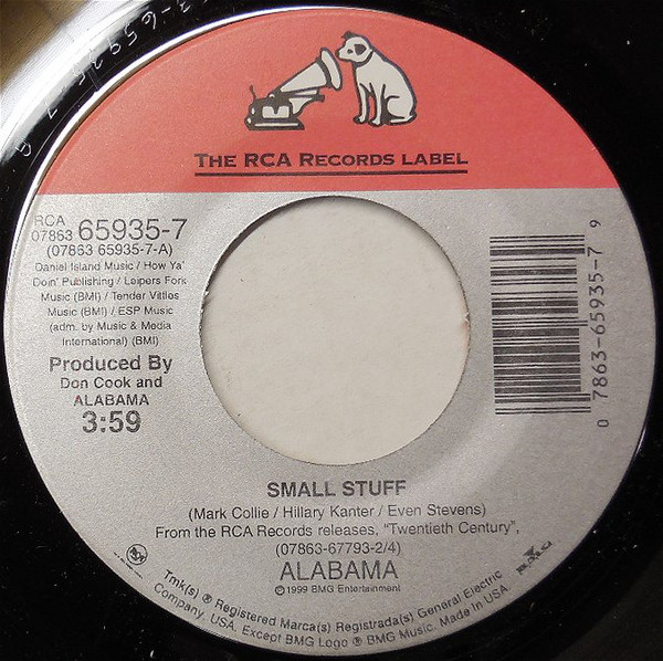 Accords et paroles Small Stuff Alabama