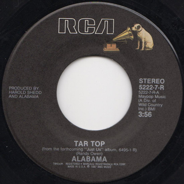 Accords et paroles Tar Top Alabama