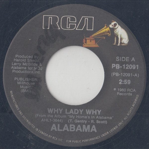 Accords et paroles Why Lady Why Alabama
