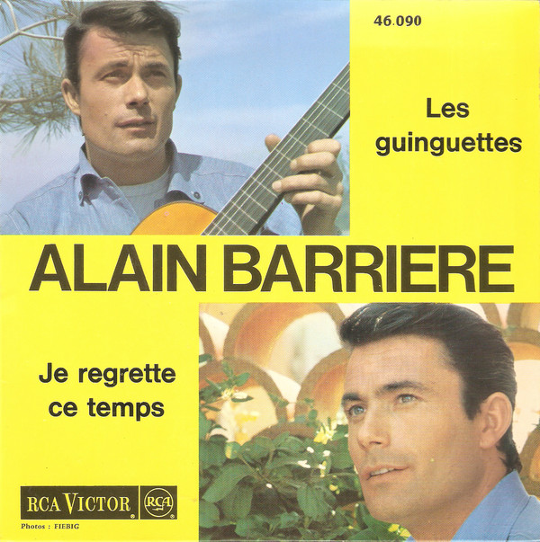Accords et paroles Les guinguettes Alain Barrière