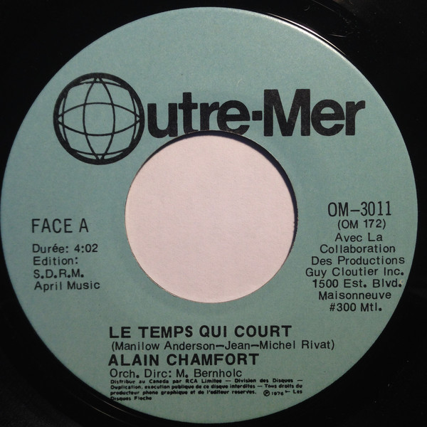 Accords et paroles Le temps qui court Alain Chamfort