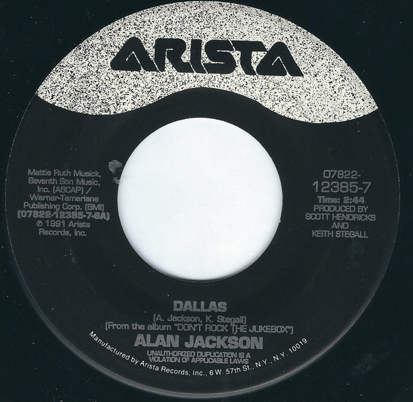 Accords et paroles Dallas Alan Jackson