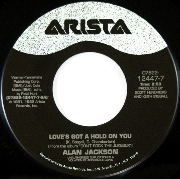Accords et paroles Loves Got A Hold On You Alan Jackson