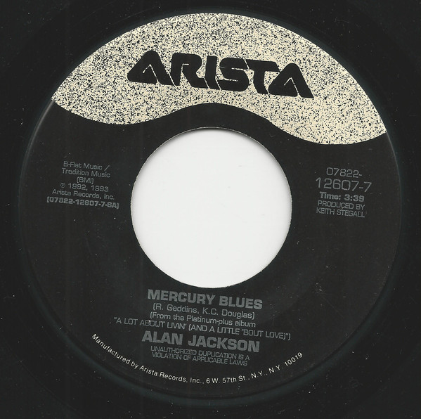 Accords et paroles Mercury Blues Alan Jackson