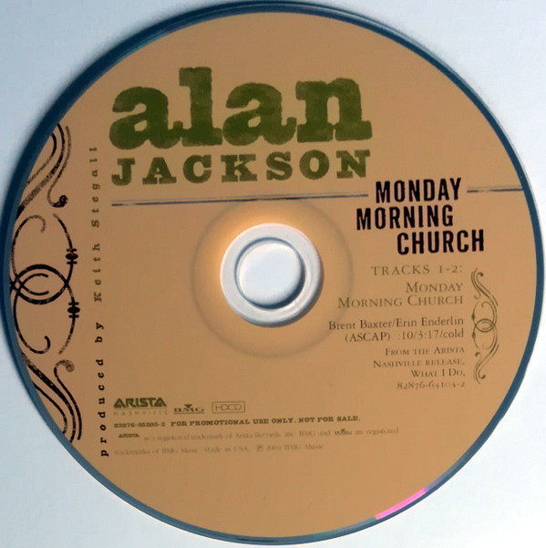 Accords et paroles Monday Morning Church Alan Jackson
