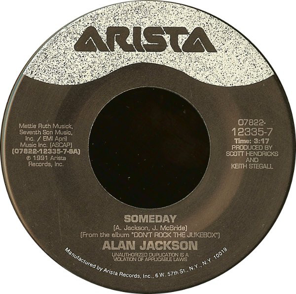 Accords et paroles Someday Alan Jackson