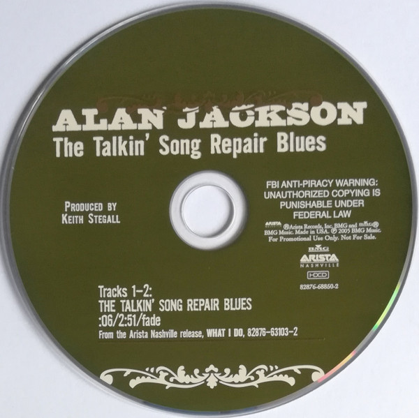 Accords et paroles The Talkin' Song Repair Blues Alan Jackson