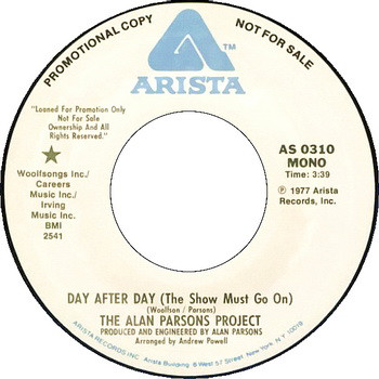 Accords et paroles Day After Day The Show Must Go On Alan Parsons Project