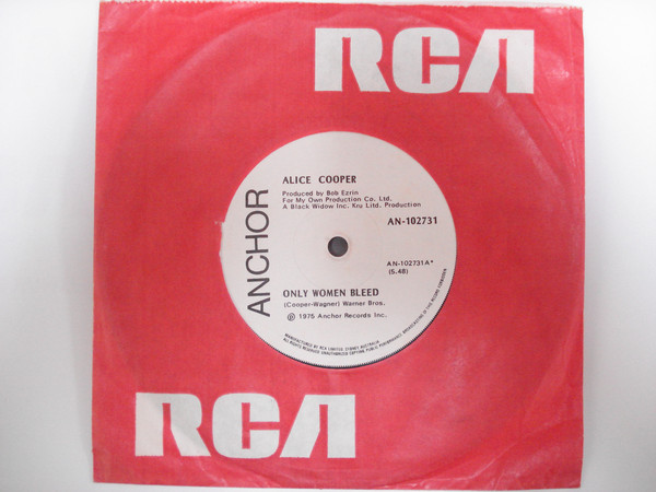 Accords et paroles Only Women Bleed Alice Cooper