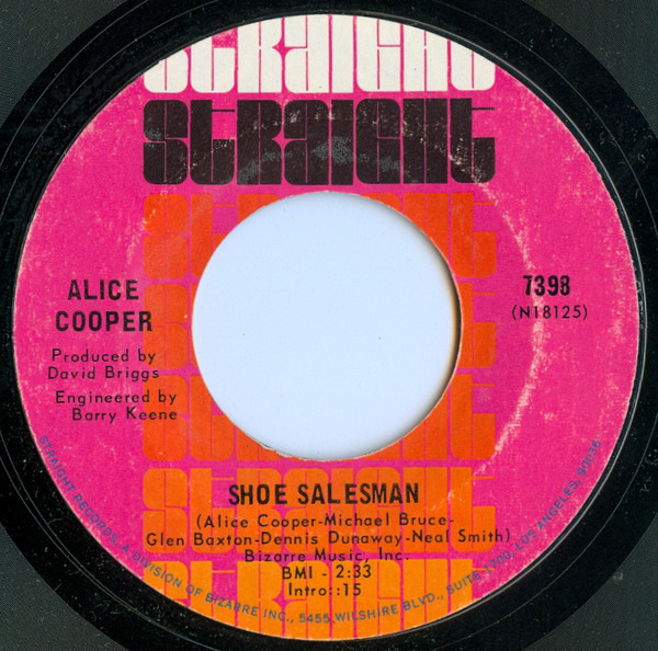 Accords et paroles Shoe Salesman Alice Cooper