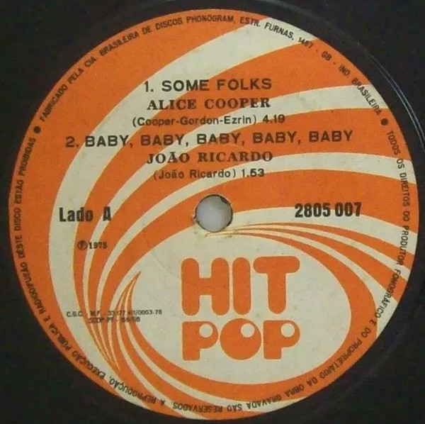 Accords et paroles Some Folks Alice Cooper