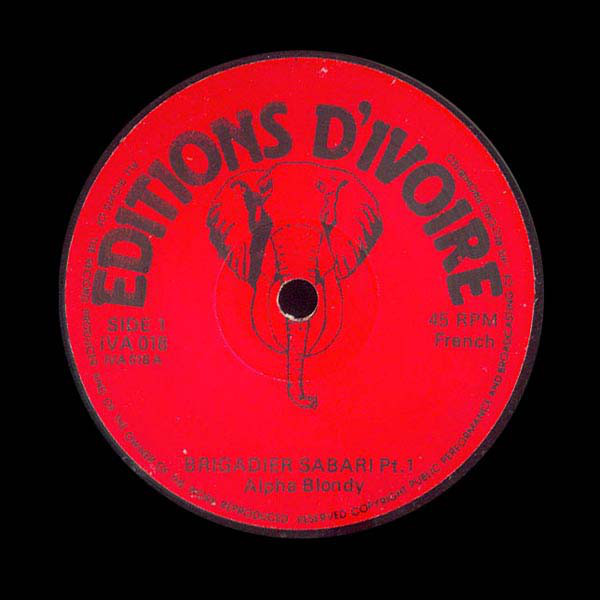 Accords et paroles Brigadier Sabari Alpha Blondy