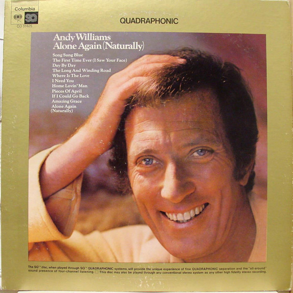 Accords et paroles Alone Again (naturally) Andy Williams
