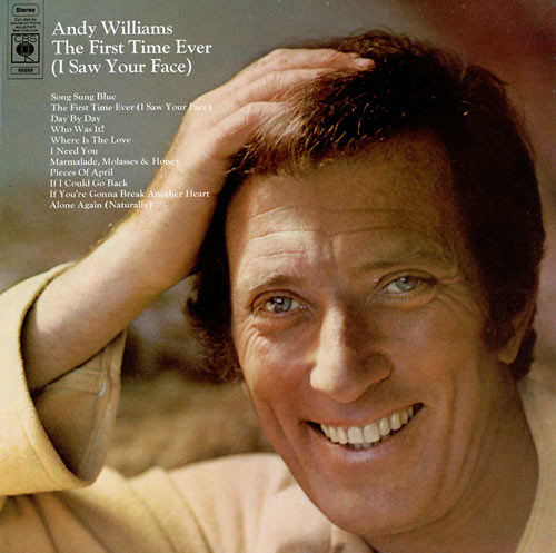 Accords et paroles The First Time Ever I Saw Your Face Andy Williams