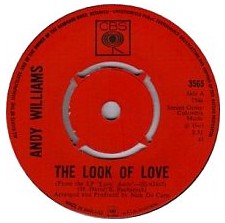 Accords et paroles The Look Of Love Andy Williams