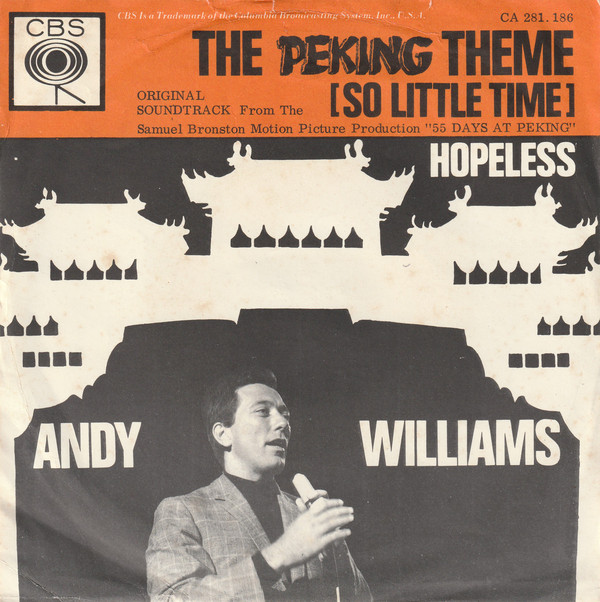 Accords et paroles So Little Time Andy Williams