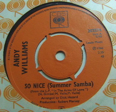 Accords et paroles So Nice (summer Samba) Andy Williams