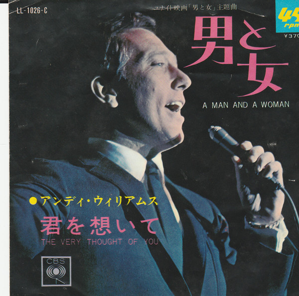 Accords et paroles The Very Thought Of You Andy Williams