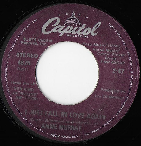 Accords et paroles Just To Feel This Love From You Anne Murray