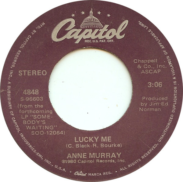 Accords et paroles Lucky Me Anne Murray