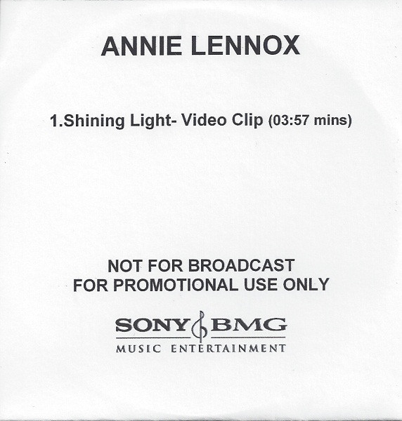 Accords et paroles Shining Light Annie Lennox