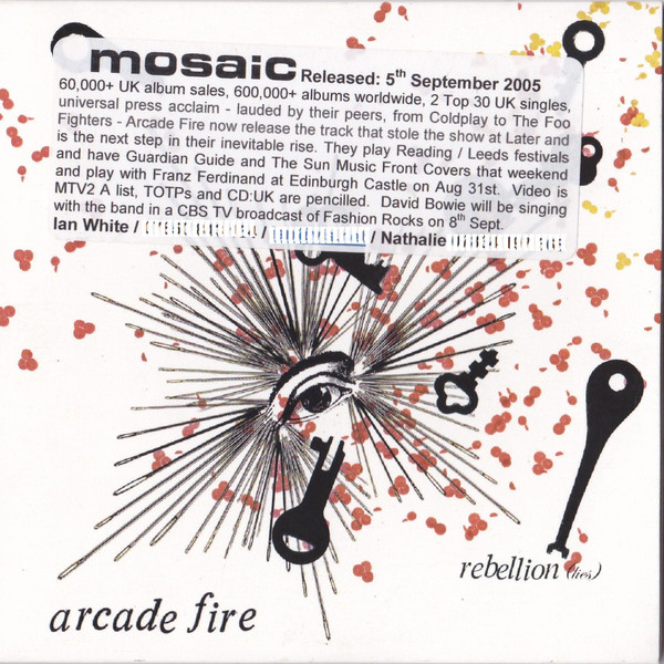 Accords et paroles Rebellion (Lies) Arcade Fire
