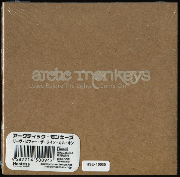 Accords et paroles Leave before the lights come on Arctic Monkeys