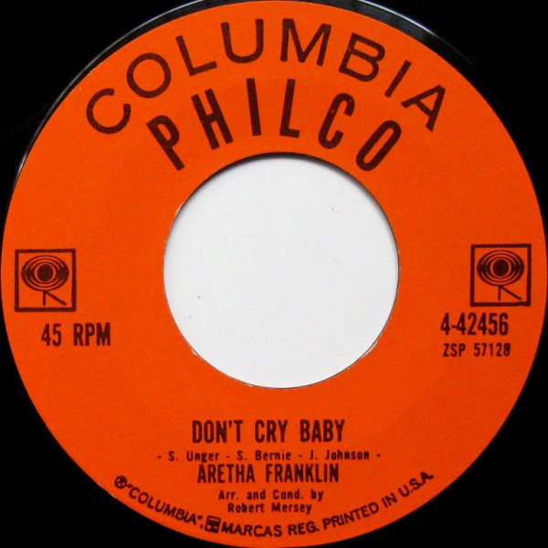 Accords et paroles Baby Baby Baby Aretha Franklin