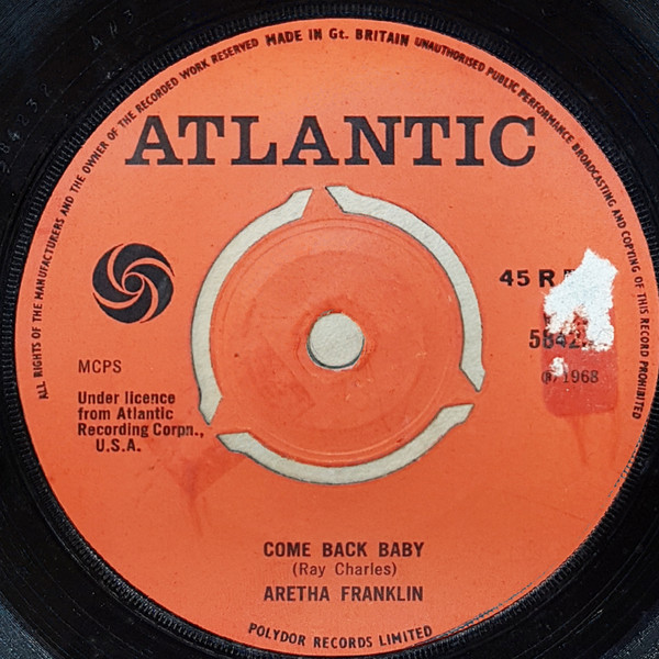 Accords et paroles Come Back Baby Aretha Franklin