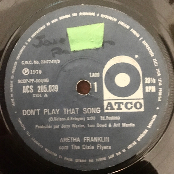 Accords et paroles Dont Play That Song Aretha Franklin