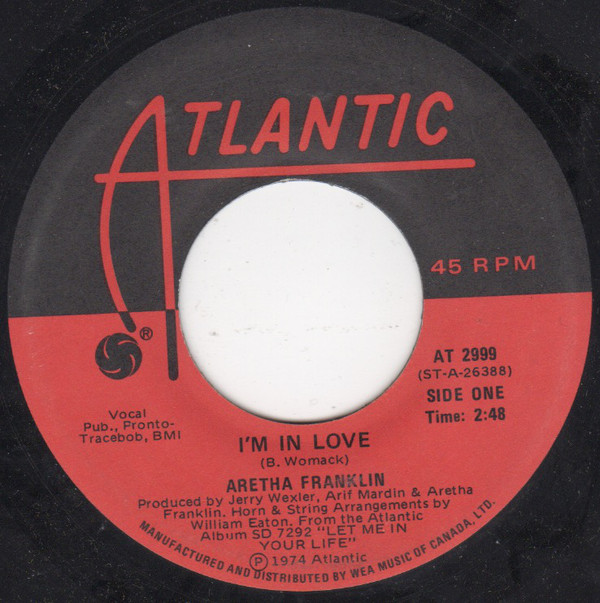 Accords et paroles I'm In Love Aretha Franklin