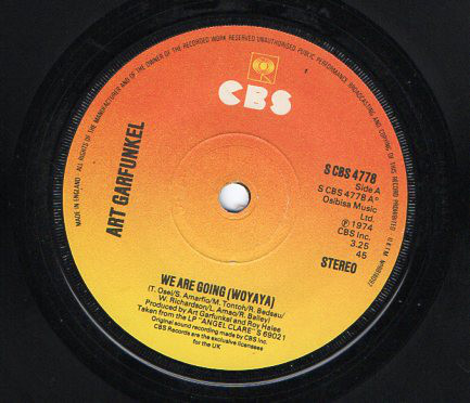Accords et paroles Woyaya Art Garfunkel