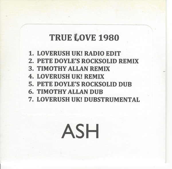 Accords et paroles True Love 1980 Ash