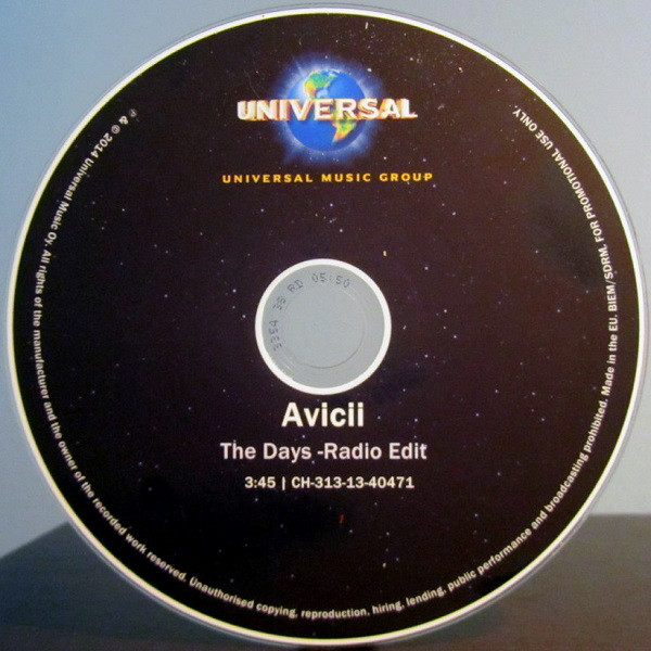 Accords et paroles The Days Avicii