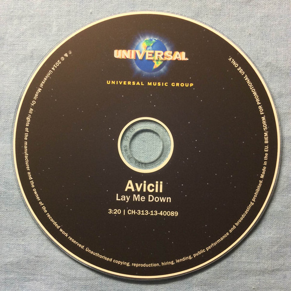 Accords et paroles Lay Me Down Avicii
