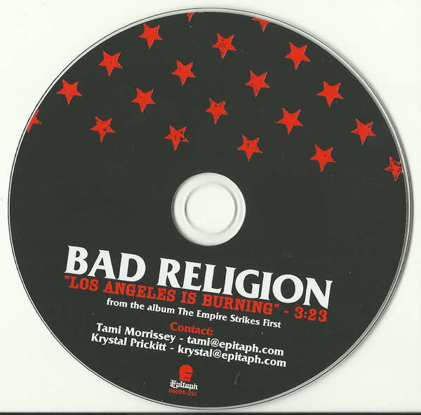 Accords et paroles Los Angeles Is Burning Bad Religion