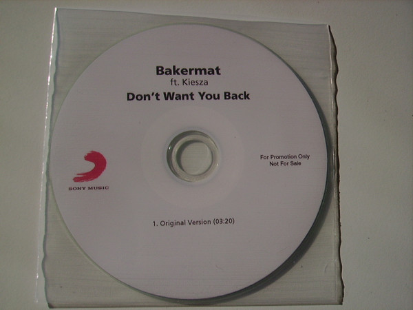 Accords et paroles Dont Want You Back Bakermat